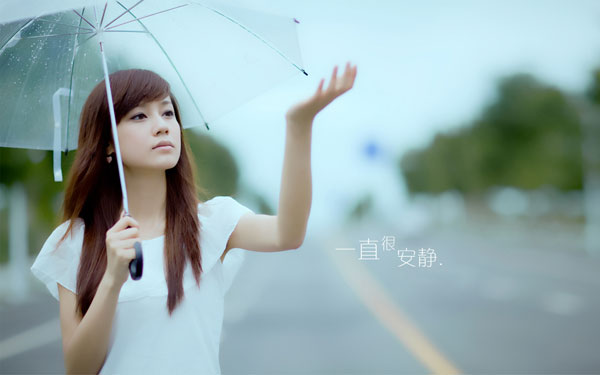 雪白美女W8系统主题