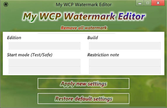 My WCP Watermark Editorȥˮӡߣ V1.1