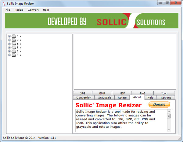 Sollic Image Resizer(ͼƬСת) V1.11 ɫ