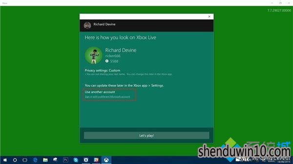 Win10萝卜菜系统下载Xbox出现登录错误0x800488AB的解决步骤1