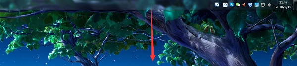 深度win7 64位系统电脑工具栏跑上面去了怎么办?