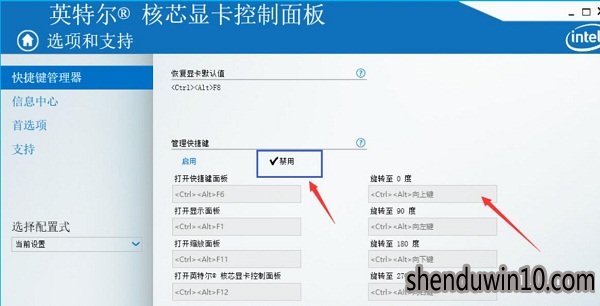WIN10系统教育版禁用屏幕旋转快捷键的步骤