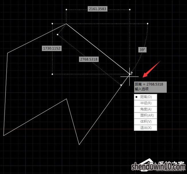 CAD如何测量面积、距离?CAD怎么测量面积和距离的方法