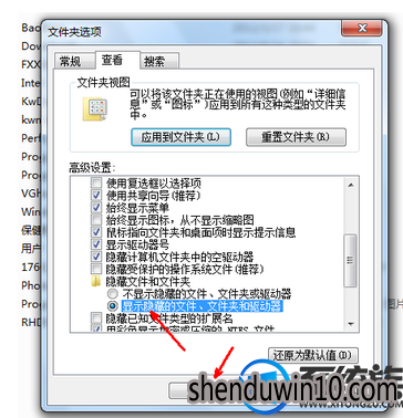 win10系统隐藏的文件显示出来的处理方法 win10系统隐藏的文件显示出来的处理方法