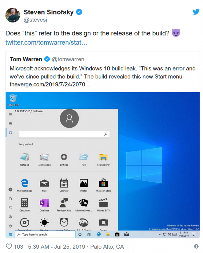 win10 Build 18947